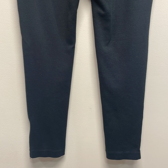 Talbots Petites Black Pull On Elastic Waistband Skinny Pants Ankle Zip MP - Picture 6 of 14